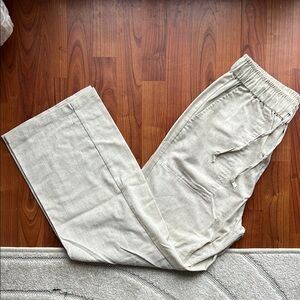 Tan Linen Pants
